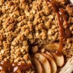 Brown Butter Caramel Apple Crumble Pie — The Most Irresistible Apple Pie Variation Brown butter caramel apple crumble pie with golden oat topping and cinnamon apple filling