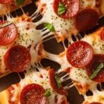 Cheesy Pepperoni Pizza Sticks (Crispy, Gooey & Perfect for Sharing) Cheesy pepperoni pizza sticks baked until golden with melted mozzarella