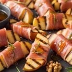 Grilled Apples with Prosciutto and Honey grilled apples with prosciutto and honey appetizer platter