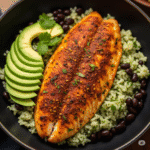 Easy oven baked tilapia with smoky Southwestern spices