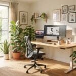 15 Unusual Office Furniture Ideas That Will Completely Transform Your Workspace in 2026 bright, modern, and creative home office setup designed with unique, ergonomic furniture.